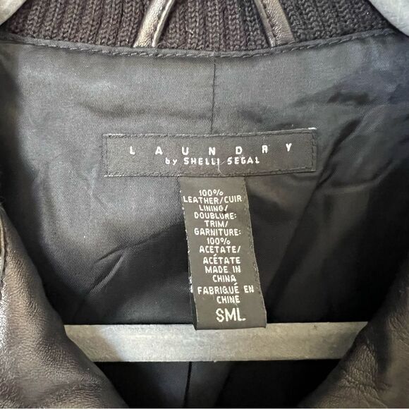 Laundry by Shelli Segal leather jacket - Picture 6 of 7